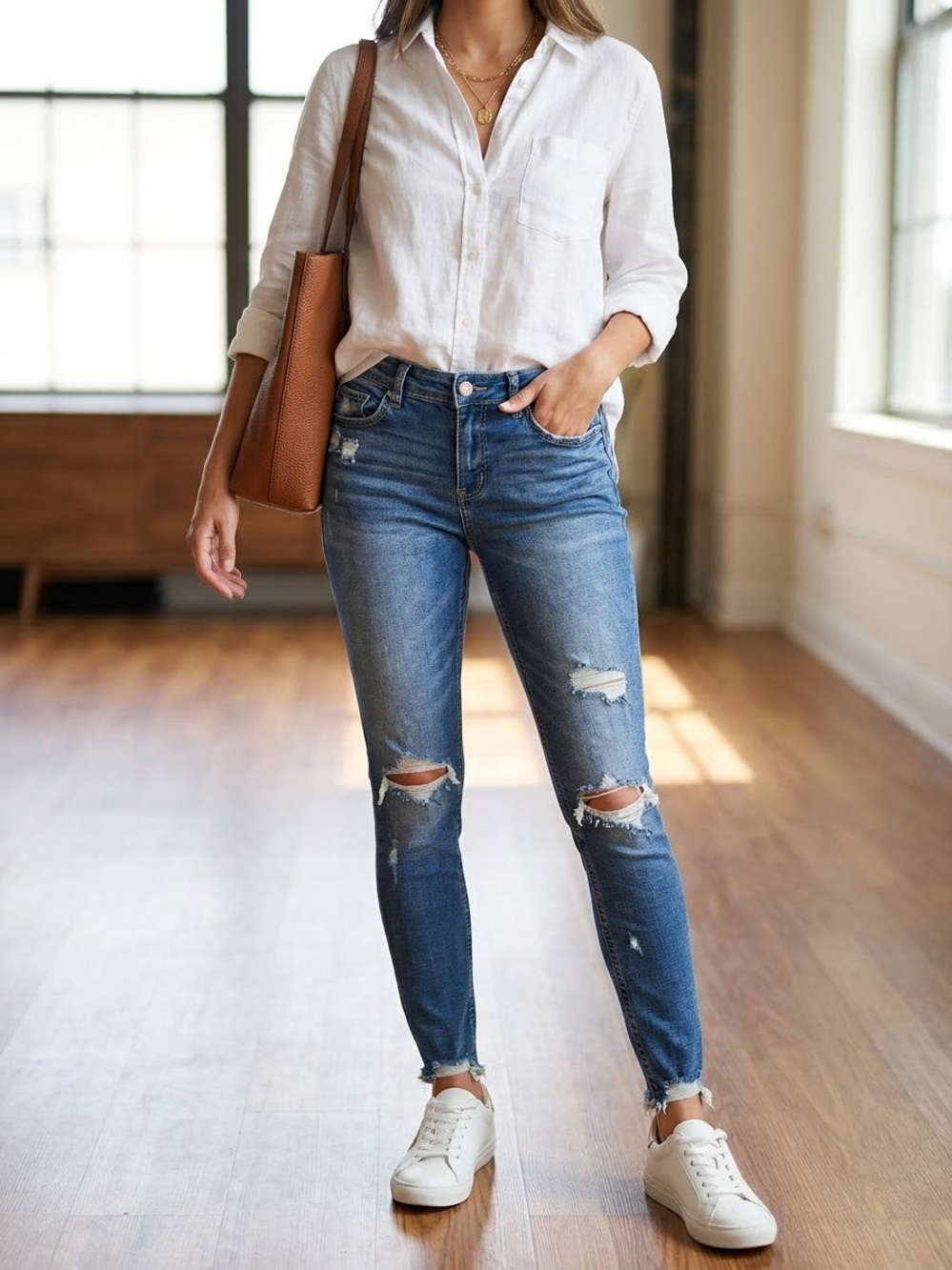 NWOT BKE Stella Slim Fit Low Rise Ankle Skinny Distressed Jeans 34. Inseam 28in